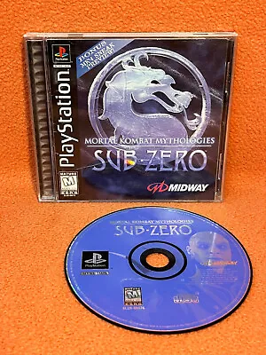 Mortal Kombat Sub Zero PlayStation 1 PS1 Black Label REG Card Complete! • $61.97