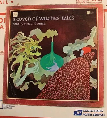 Vincent Price - A Coven Of Witches' Tales + The Gold-Bug  - (2) Caedmon LP's • $128.88