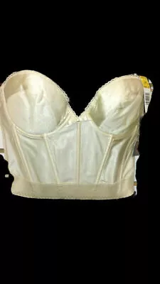 £7.73 • Buy Vtg. Strapless Bustier Low Back Satin Tricot Bustier # 450