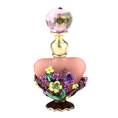 5ml Flower Empty Perfume Bottle Refillable Vintage Scent Bottle Ladies Gift • $12.68