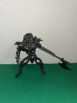 Predator 30cm Metal Sculpture Model Figure Statue Handmade Art • £119.99