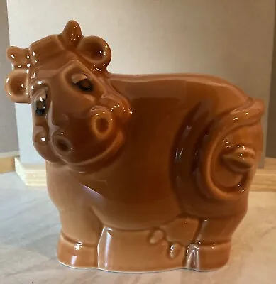 Large Wade Cow Money Box With Stopper Unused. • £8