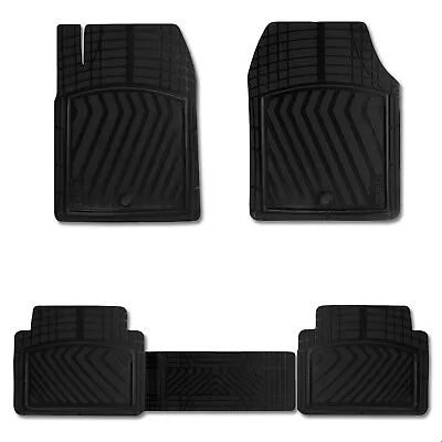 $49.96 • Buy 3D All-Weather Car Floor Mats Liner Set Front Rear 4 Pieces Black Fits VW Jetta