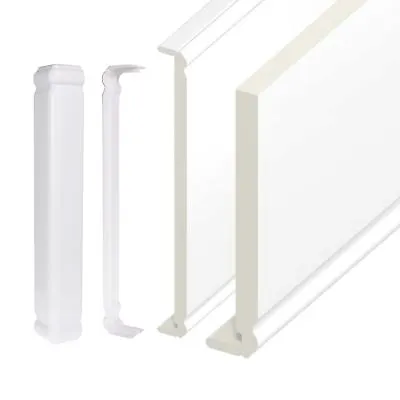 UPVC Ogee Fascia Replacement Board 18mm 5m Length Cellular Foam Plastic PVC • £4.42