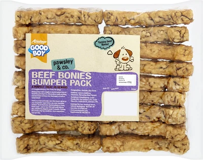 £11.98 • Buy Good Boy Munchy Beef Bonies Bumper Pack Dog Chews A Perfect Treat Pack Of 18 