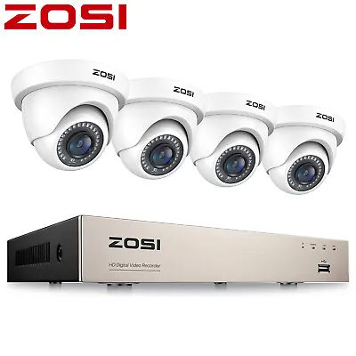 ZOSI 5MP 8CH DVR 1080P Security Camera CCTV System Home Outdoor Night Vision • $179.99