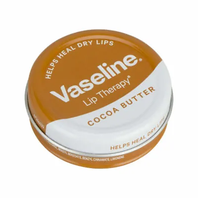 £1.88 • Buy Vaseline Cocoa Butter Lip Balm Dry Lips Petroleum Jelly Therapy Original Tin 20g