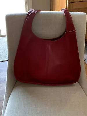 Coach 9035 Ergo Shopper RED Leather USED Vintage • $660