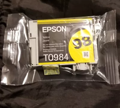 Genuine Epson 98 Ink T0984 Yellow  For Artisan 810/835/725/730/837 • $10.24