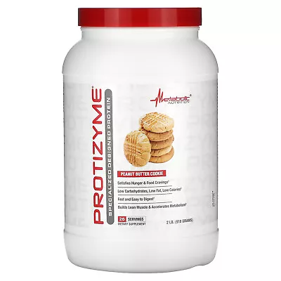 Protizyme Specialized Designed Protein Peanut Butter Cookie 2 Lb (910 G) • $49.99