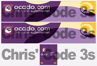 Code 3 Adhesive Vinyl Trailer Decal - Ocado Purple - 1/50 1/76 1/148 • £7