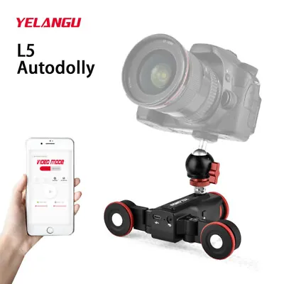 YELANGU L5 Camera Video Autodolly Electric Motor Track Slider For DSLR Cameras • $128