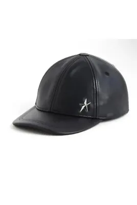 New Mugler H&M Genuine Leather Baseball Cap Size Small Street Wear  • £55