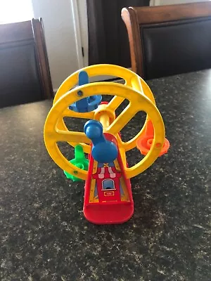 1993 Excellent Used Condition Fisher Price Carnival Ferris Wheel Blue Handle • $6.99