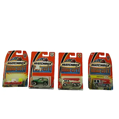 Matchbox Die-Cast Vehicle Hero City Collection Lot Of 4 • $14