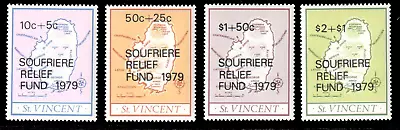 St. Vincent Scott B1-4 Very Fine Mint Never Hinged SCV 2.00 • $1.50