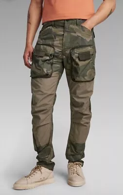 G-Star Raw Men's Regular Tapered Cargo Pants Green Brown $190 New • $110