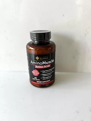 Alpha Science AminoMuscle Amino Acids - 60 Veggie Capsules - EXP 06/24 • $13.49