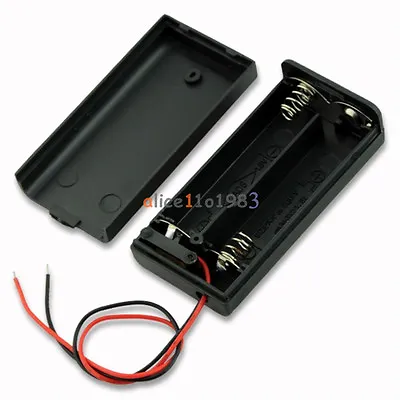 2 AA 2A Battery Holder Box Case With ON/OFF Switch And Cover For 2AA Battery • $1.43