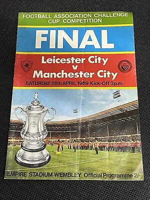 1969 FA Cup Final Programme - Leicester City Vs Man City • £2