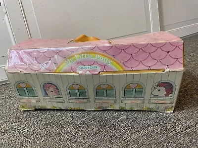 Vintage My Little Pony Carry Case 6 Slots Hasbro 1983 Mlp G1 Stable POOR Cond • $13.50