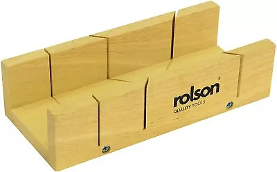 £9.51 • Buy Rolson 230mm Wooden General Purpose Mitre Box With Inner Width 98mm UK