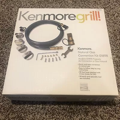 Kenmore Grill Natural Gas Conversion Kit 71 01898 W/ 10 Ft Hose 5 Burner  NEW • $24.95