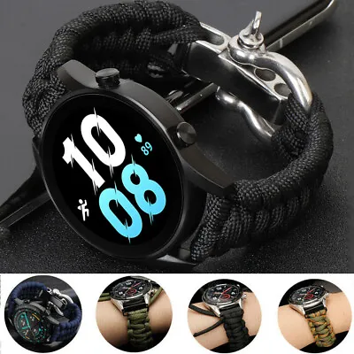 For Samsung Galaxy Watch 6 5 4 3 40/44/43/47mm Active 2 1 S3 Nylon Band Strap • $9.27
