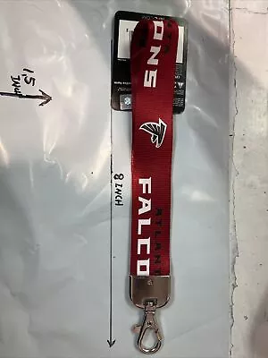 NFL Atlanta Falcons Red Wristlet Lanyard For Keys Keychains US STOCK SHIPPING • $9.99