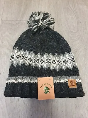 Pachamama Pembroke Bobble Beanie - Grey New With Tags  • £12