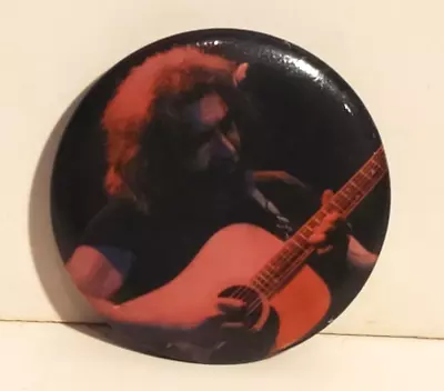 Vintage Grateful Dead Jerry Garcia Playing Guitar Pinback Button Pin • $4.99