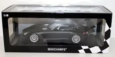 Minichamps 1/18 - 151 113101 Mercedes Benz Sls Amg Gt3 Street 2011 - Black • $87.02