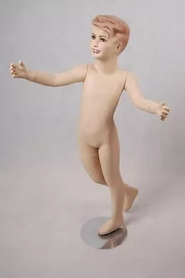 Beautiful Cute Young Child Boy Male Full Body Fiberglass Realistic Mannequin Km2 • $125