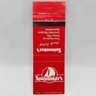 Vintage Matchbook Spinnaker's Restaurant  • $6.36