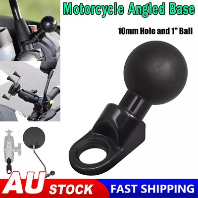 RAM Mount RAM-B-272U Motorcycle Mirror GPS Camera Base 9mm Hole And 1'' Ball • $16.69