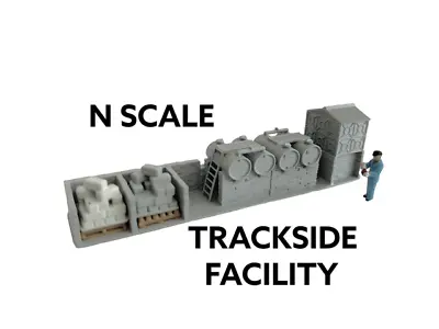 N Scale Trackside Facility  • £5.49