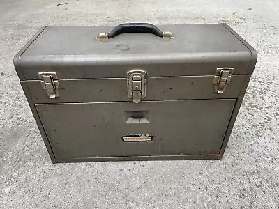 Craftsman Machinist Chest With Key Similar To Kennedy 520 Tool Box Gray Color • $125