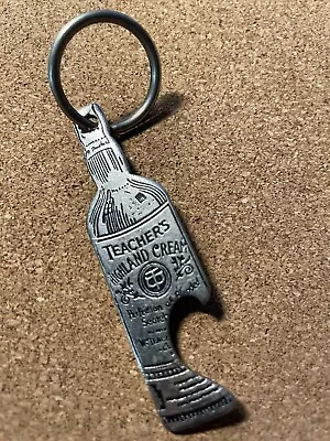 Vintage Teacher's Highland Cream  Bottle Opener Keychain  Free Shipping • $9.45