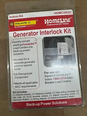 Square D HOMCGK2C Homeline Load Center Indoor Generator Interlock Kit • $19