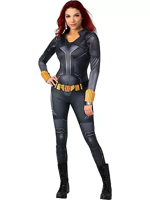 £12.99 • Buy Ladies Womens Black Widow Costume Deluxe Marvel Avengers Superhero Fancy Dress