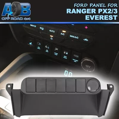 AOB 6 Gang Switch Panel Holder Switch Fascia For FORD EVEREST 2015 - 2021 • $135