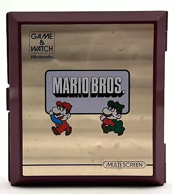 Vintage Nintendo Mario Bros Handheld Video Game MW-56 Multi-Screen 1983 • $169.95