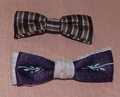 Lot Of 2 Vintage Men's Clip-on Bow Ties Royal & Ormond 1950's • $7.75