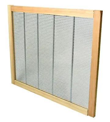 B.S National Wood Framed Wire Queen Excluder For Beehives - Simon The Beekeeper • £19.95