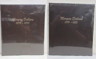 2 NEW Dansco Coin Albums #7178 & 7179 Morgan Dollars Complete Set 1878-1921 • $76.15