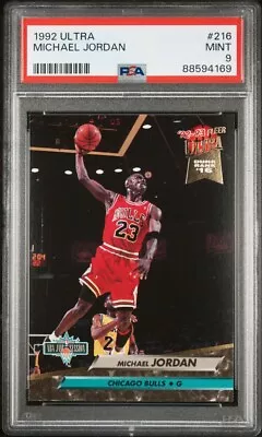 PSA 9! 1992-93 Fleer Ultra - #216 Michael Jordan MINT Bulls • $22.98