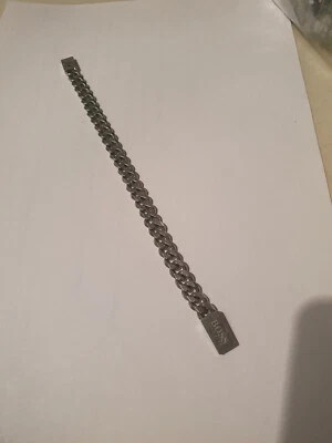 £15 • Buy Hugo Boss Jewellery Mens Bracelet Stainless Steel 1580144M 