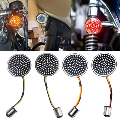 4x Motorcycle 2  1157 Turn Signals Blinker Light LED Bulbs For Harley Davidson • $41.55