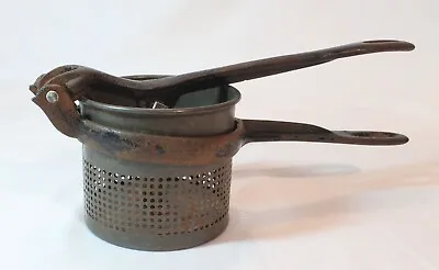 Vintage Cast Iron Ricer / Potato Masher • $15