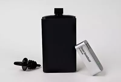 BEV Bank Hidden Power Bank Flask Holds Approximately 8 Oz 150 Grams Rectangular • £16.49